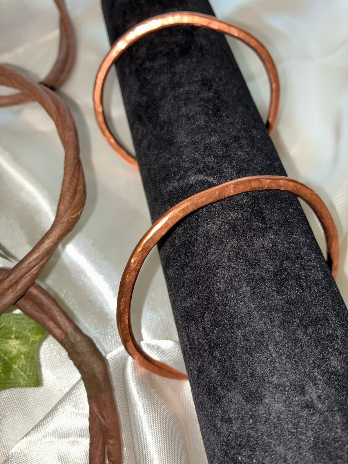 Textured Copper Bangle