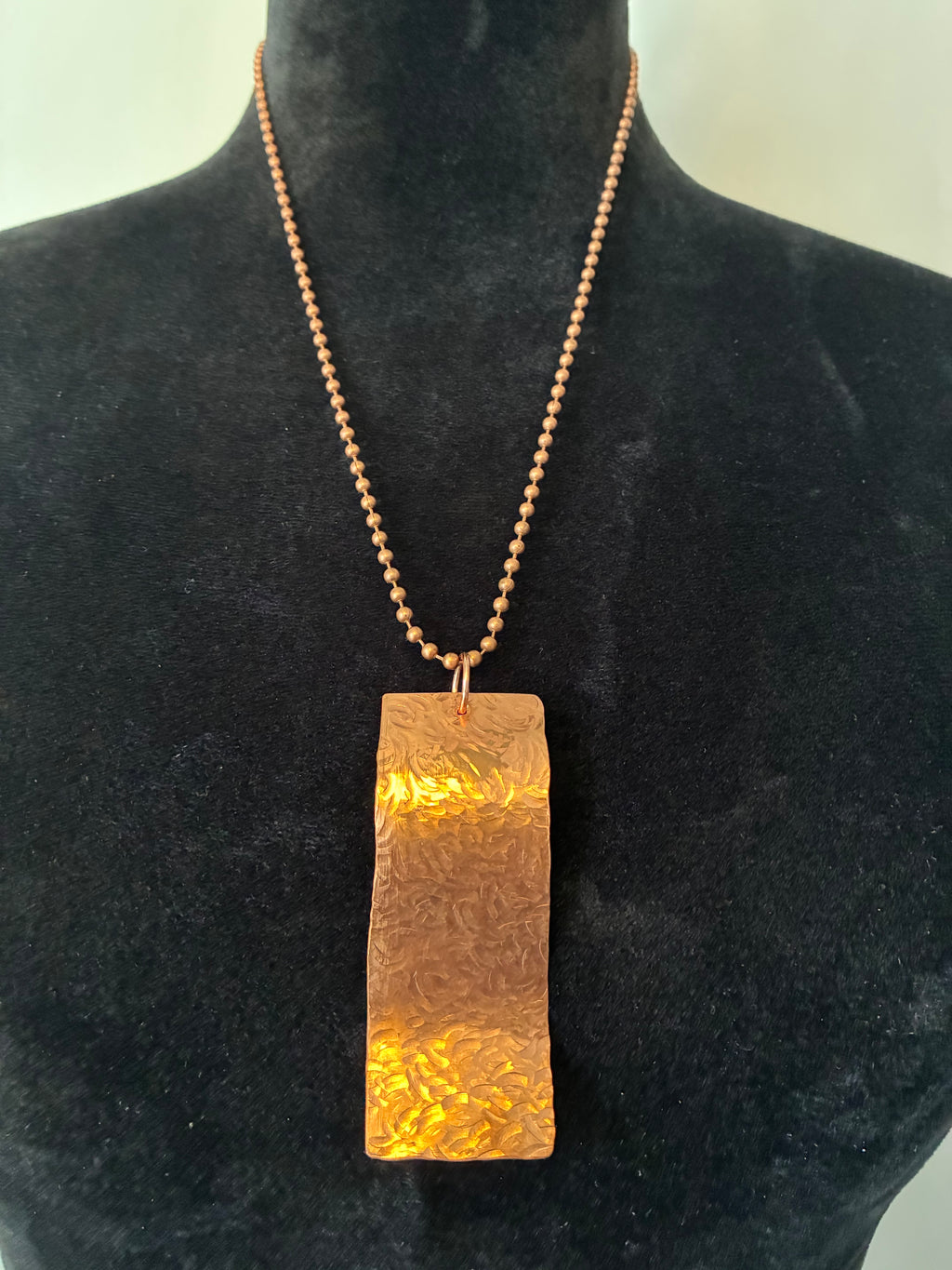 Copper Sheet Necklace