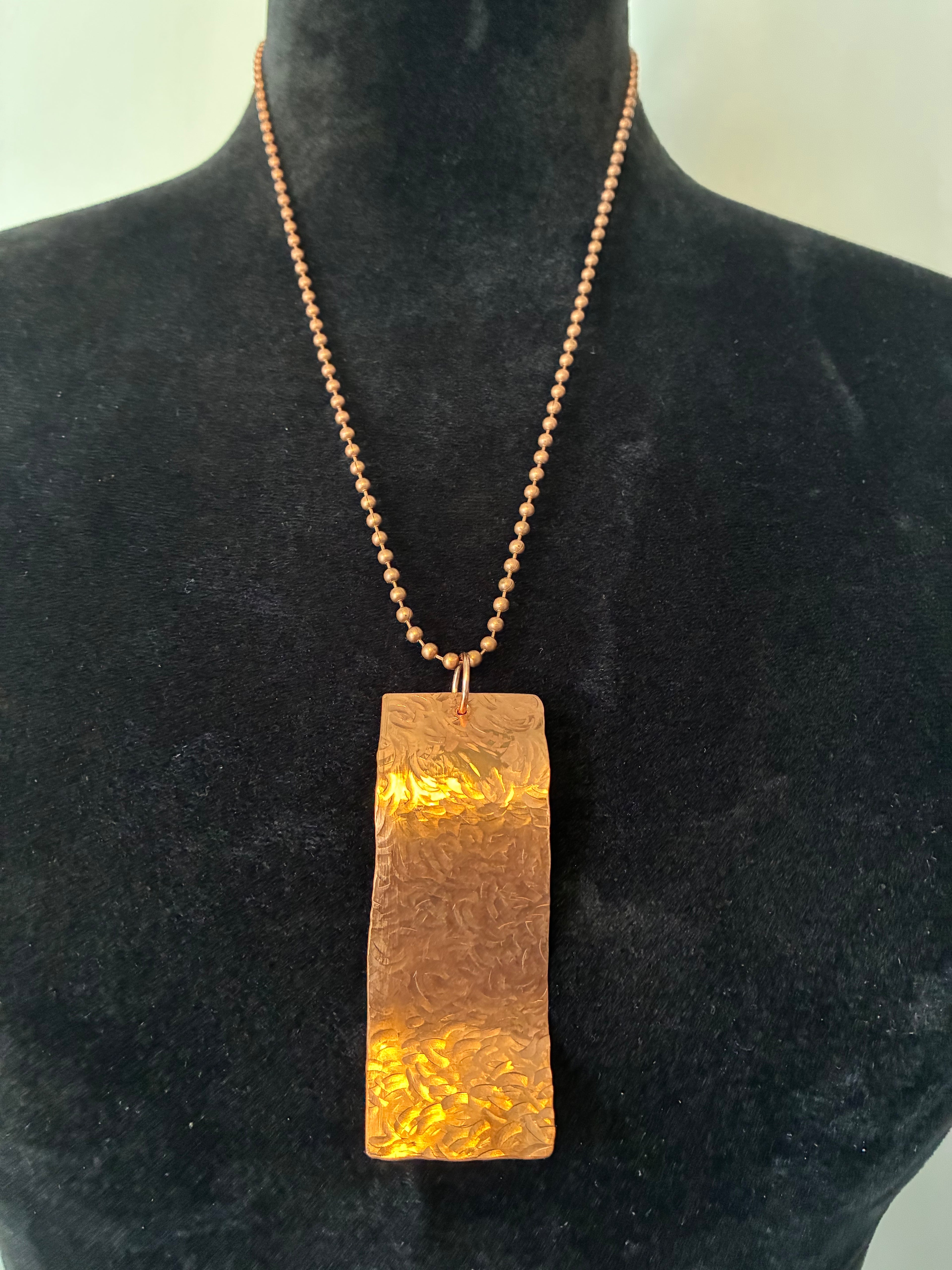Copper Sheet Necklace
