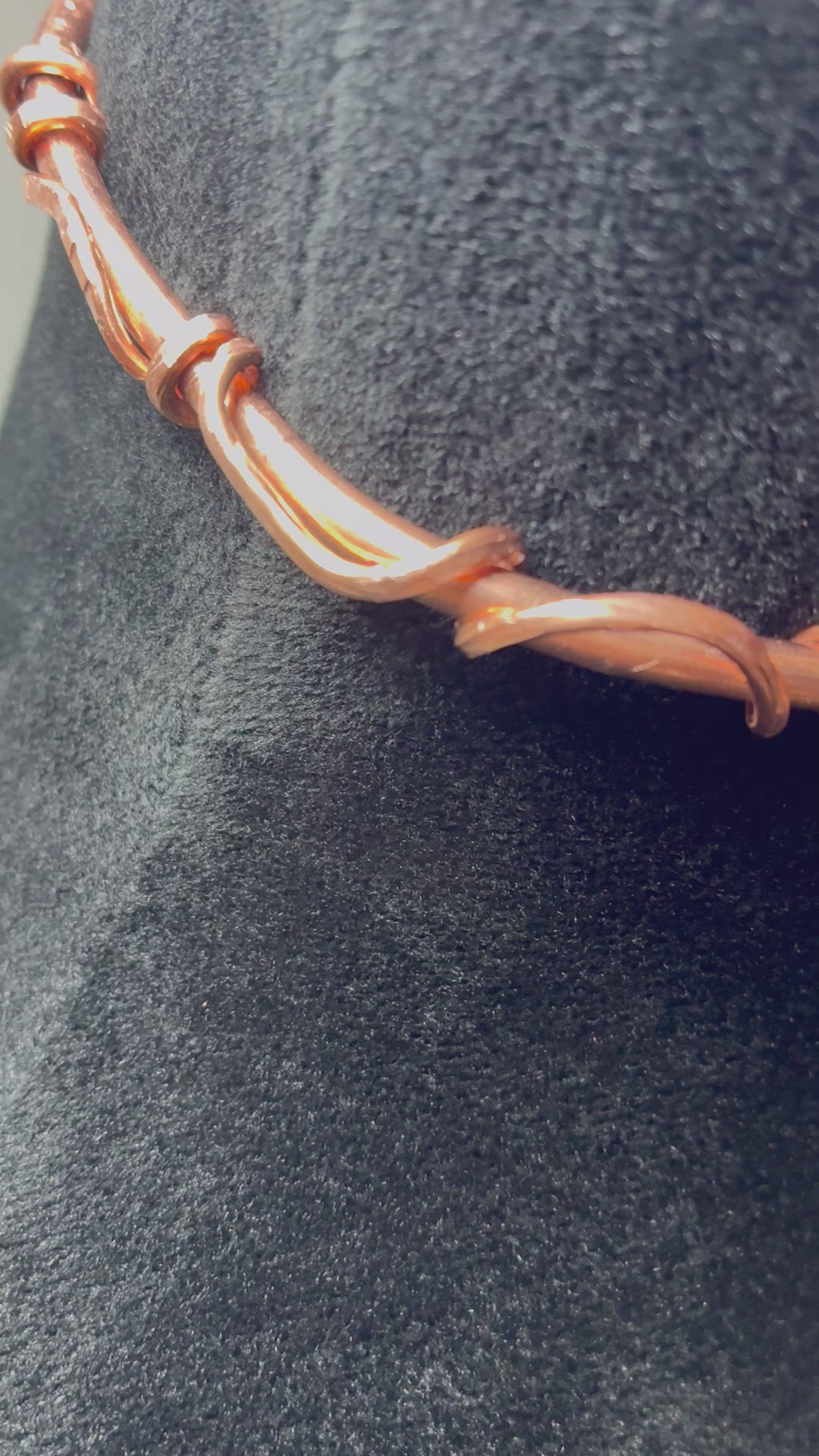 Ammonite Copper Choker