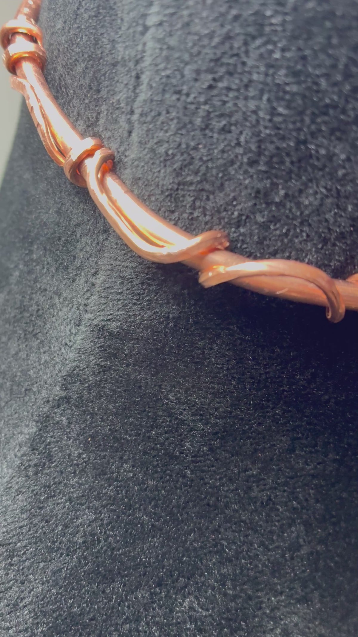 Ammonite Copper Choker